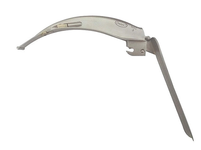 McCoy-type flexi-tip laryngoscope blade
